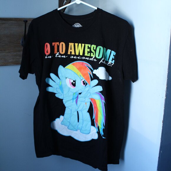 My Little Pony Tops - My Little Pony Size LRG Ladies Tshirt Black